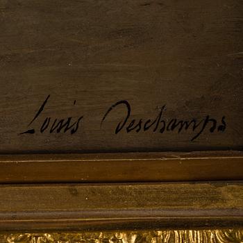 LOUIS DESCHAMPS, oil on canvas, signed Louis Deschamps.