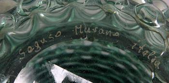 VAS, glas, Seguso, Murano, sign.