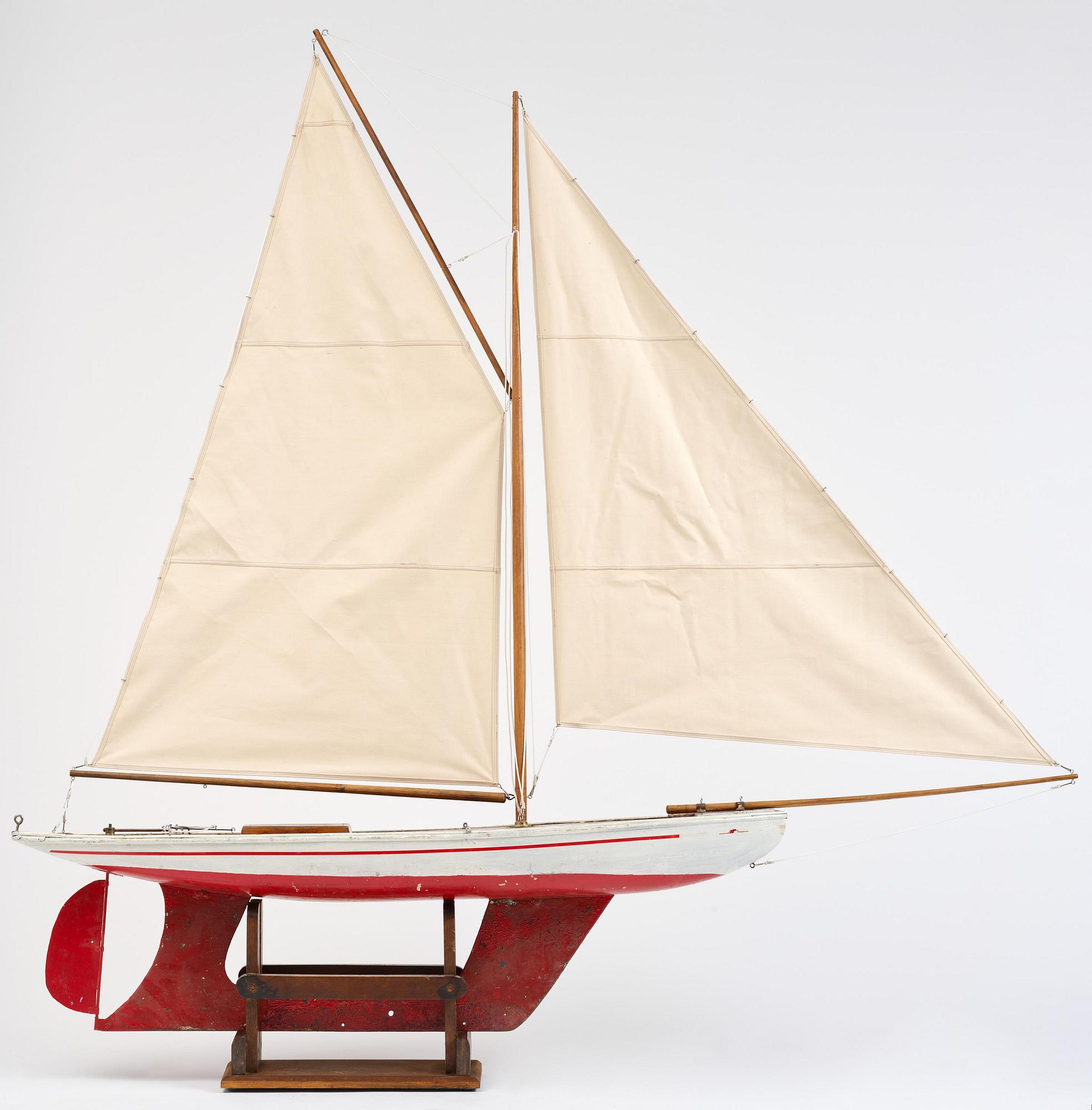 An English model ship, circa 1900.