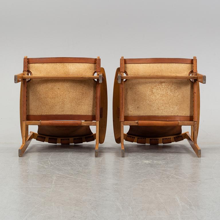 Carl-Axel Acking, A pair of 'Trienna' armchairs, 1950-60s.