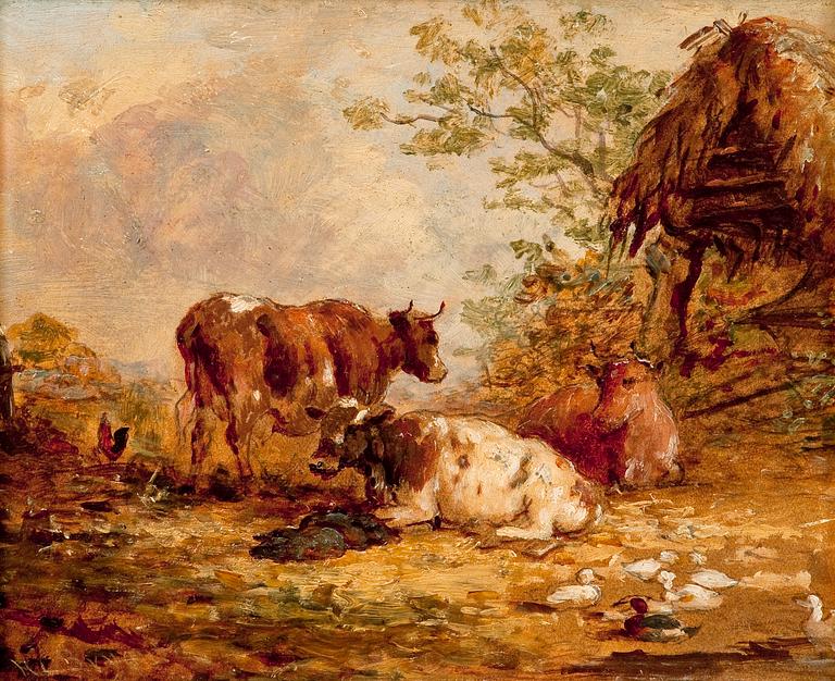 Henry Charles Bryant, RESTING COWS.