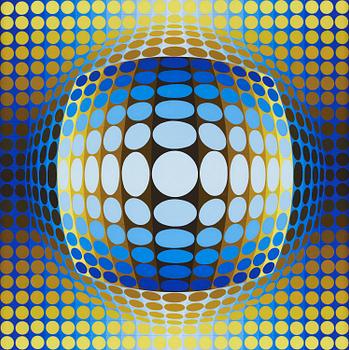 832. Victor Vasarely, "VEGA-JAUNE".