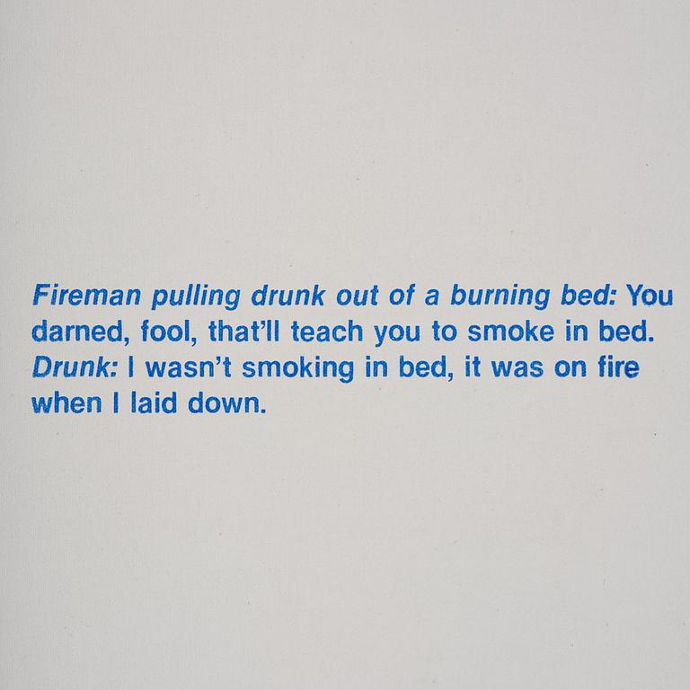 Richard Prince, "Untitled (joke)".