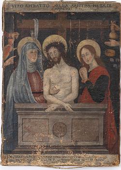 Italian school, probably 17th century, True portrait of the most holy pieta of Caninbio.