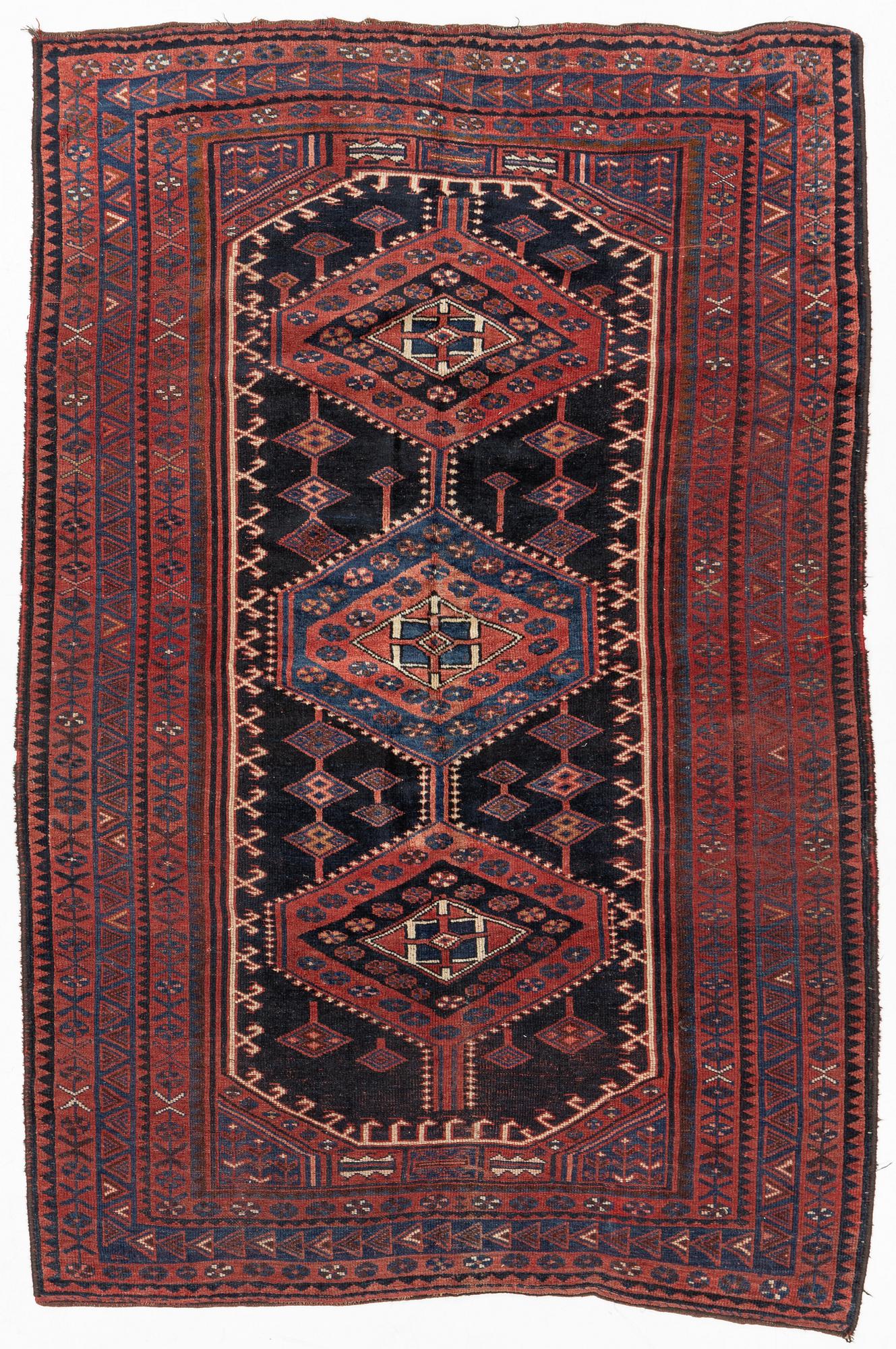 Carpet, Kurdish, circa 265 x 172-175 cm.