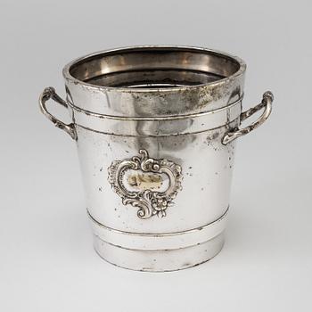 A silver plated wine cooler by WMF early 20th century.