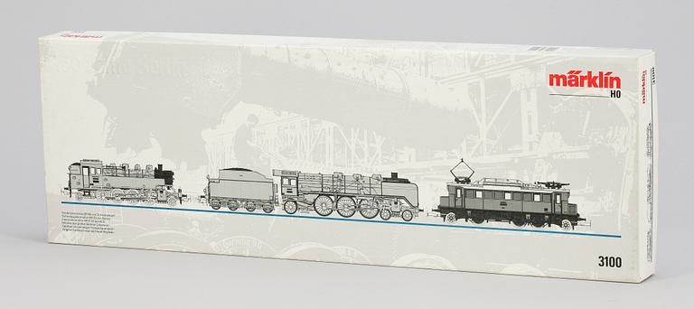 LOKSATS, 3 delar, Märklin H0 3100, 1900-talets andra hälft.
