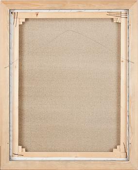 ENRICO BAJ, färglitografi på canvas, signerad och daterad 691/1200.