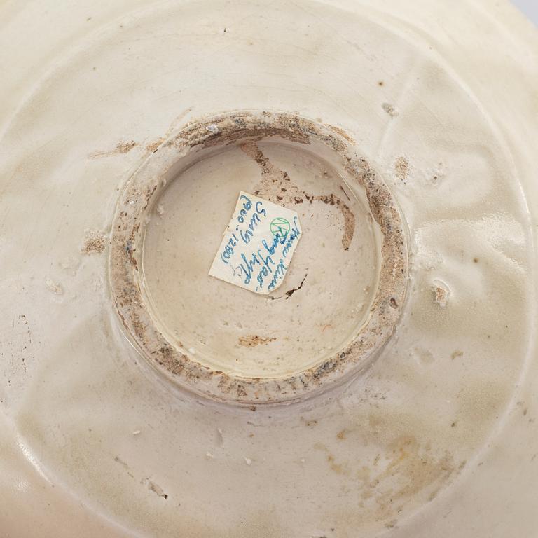 A Chinese "ding type" bowl, Song dynasty (960-1279).