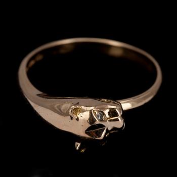 RING, guld 14K, finska kontrollstämplar 1993. Vikt 4,9 g.