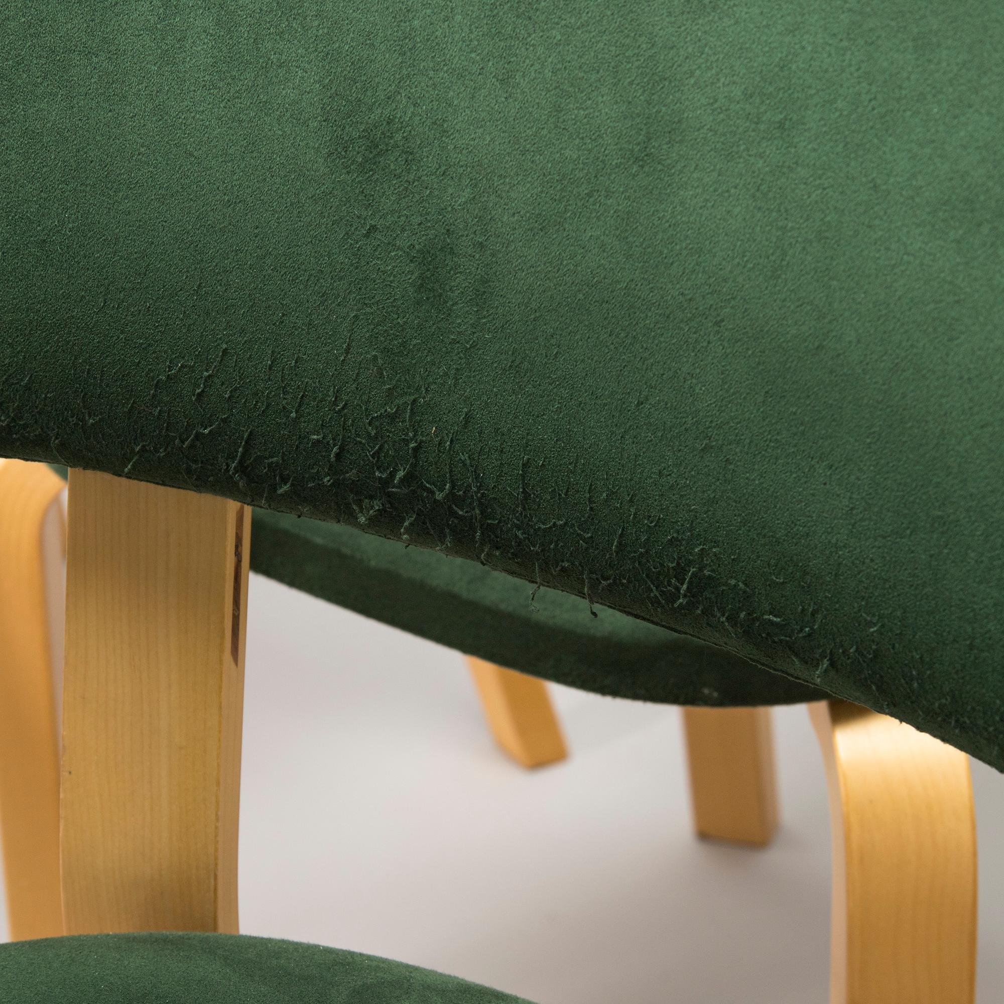 Alvar Aalto, Ten late-20th century '63' chairs for Artek.