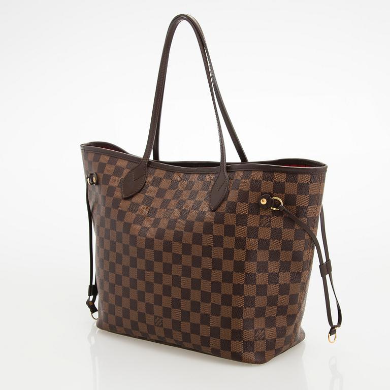 Louis Vuitton, a 'Neverfull MM' Damier Ebene Bag.