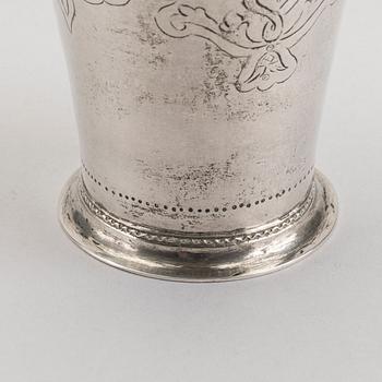 ANDERS FALCK bägare  silver Jönköping, 1726.