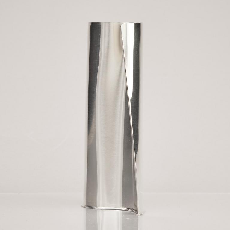 A sterling silver vase, mark of Rolf Lindståhl, Stockholm 2013.