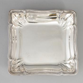 A Swedish 20th century silver dish, marked GF Hallengren, Malmö 1918.