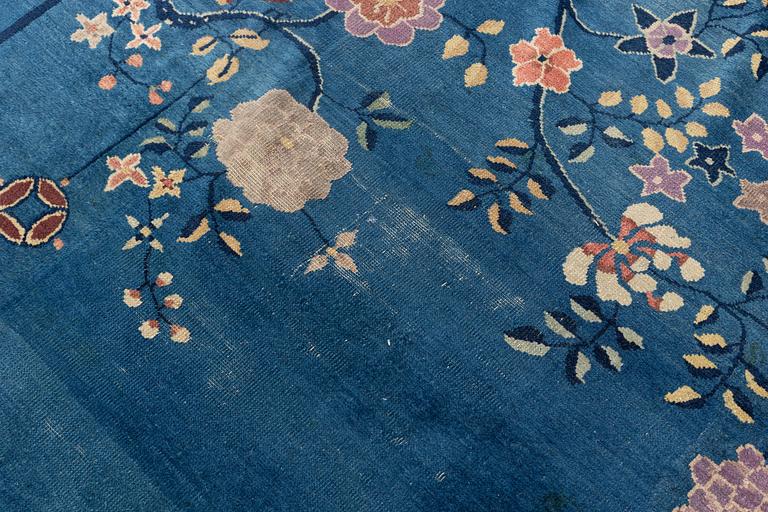 A semi-antique art deco Beijing carpet, north China, 433 x 342 cm.