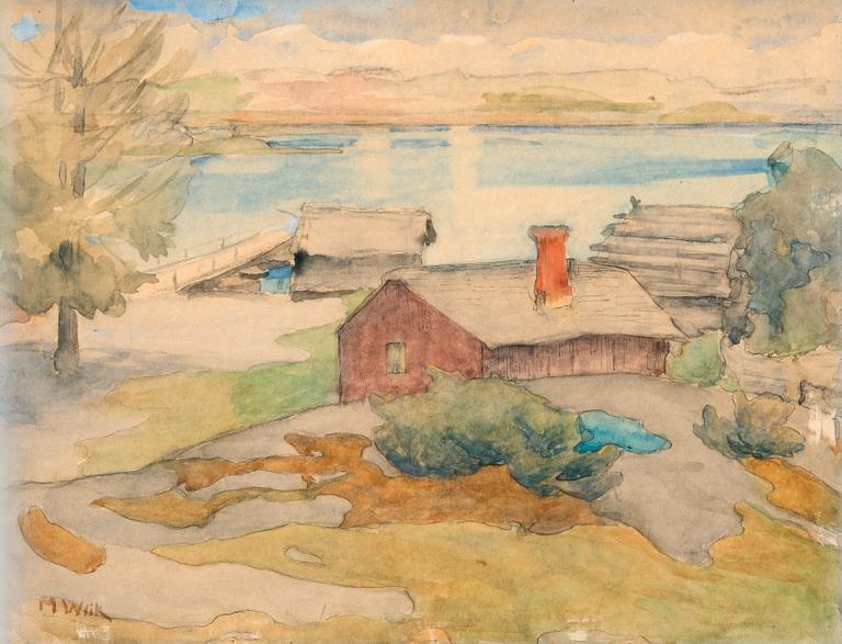 Maria Wiik, COTTAGE IN THE ARCHIPELAGO.