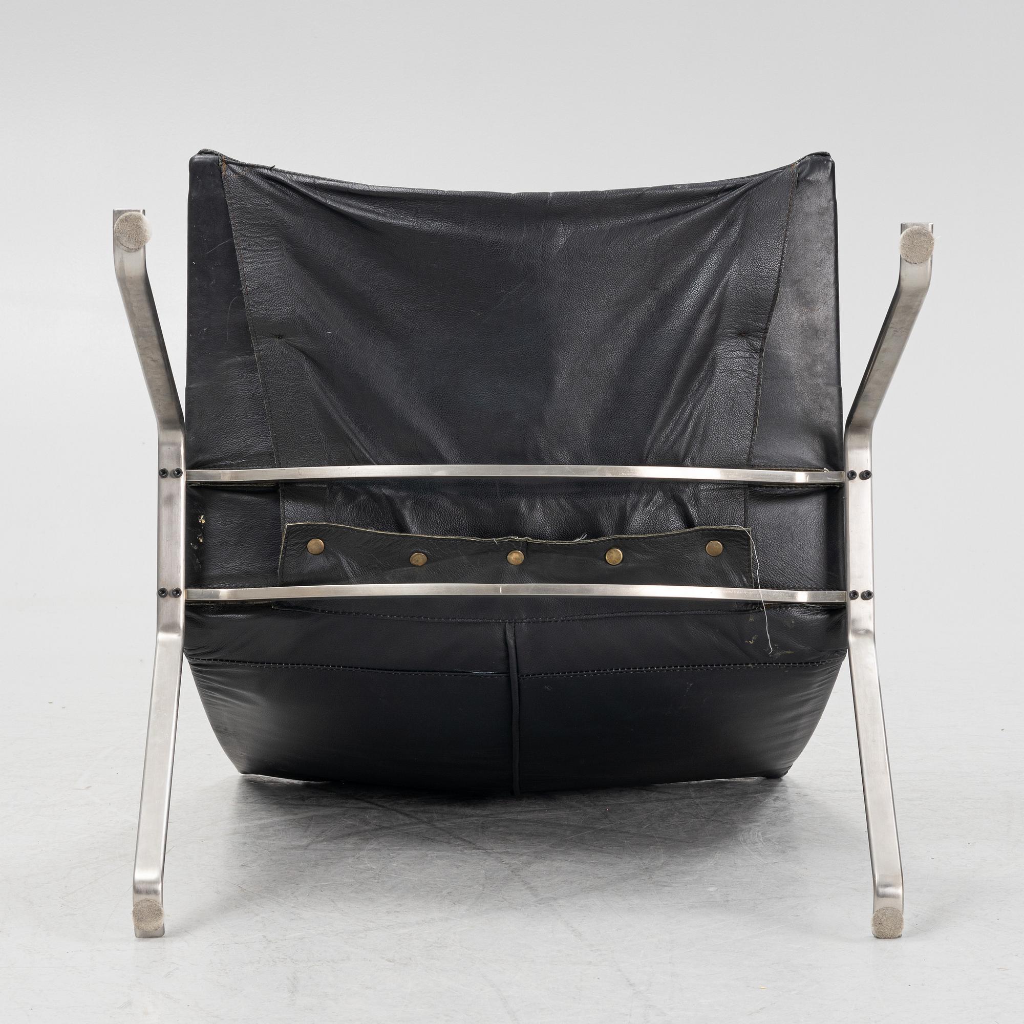 Poul Kjaerholm, fåtölj, "PK22" E. Kold Christensen, Danmark.