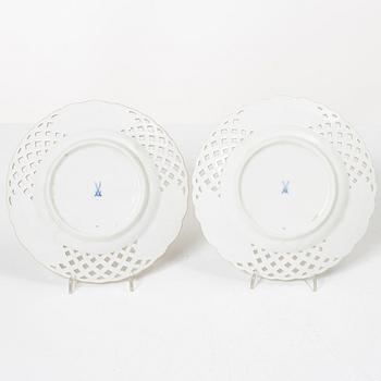 Meissen, servisdelar, 5 delar, tidigt 1900-tal.