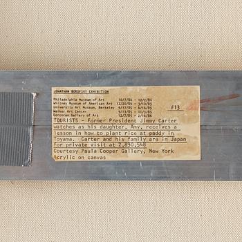 Jonathan Borofsky, acrylic on canvas.