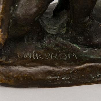 bronze, signed, later cast by Wikström museum at Visavuori.