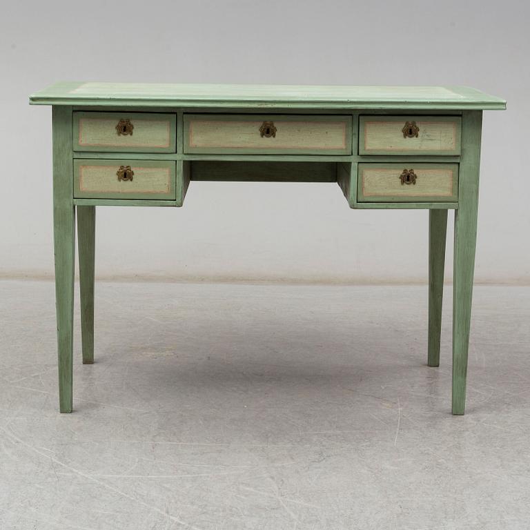 A Gustavian-style writing desk, 20th century.