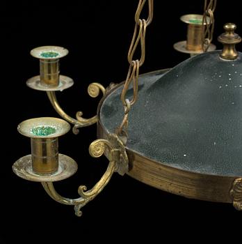 A circa 1900 Empire style ceiling light.