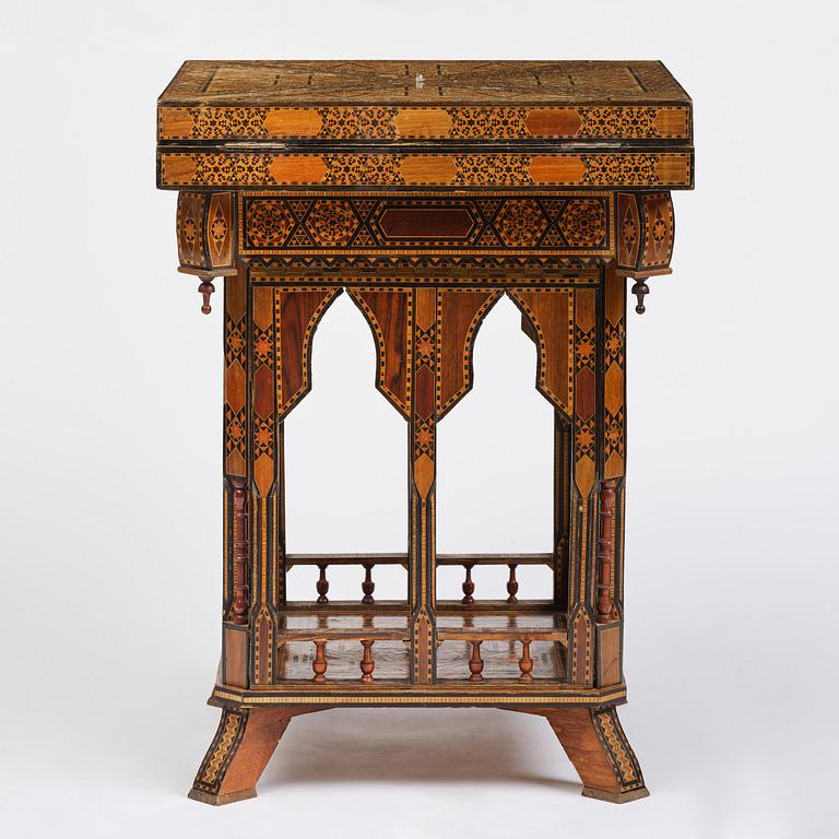 Spelbord, Damaskus Syrien, omkring år 1900.