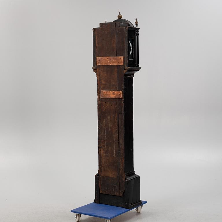 A longcase clock, England, 18th century, marked Wilson London.