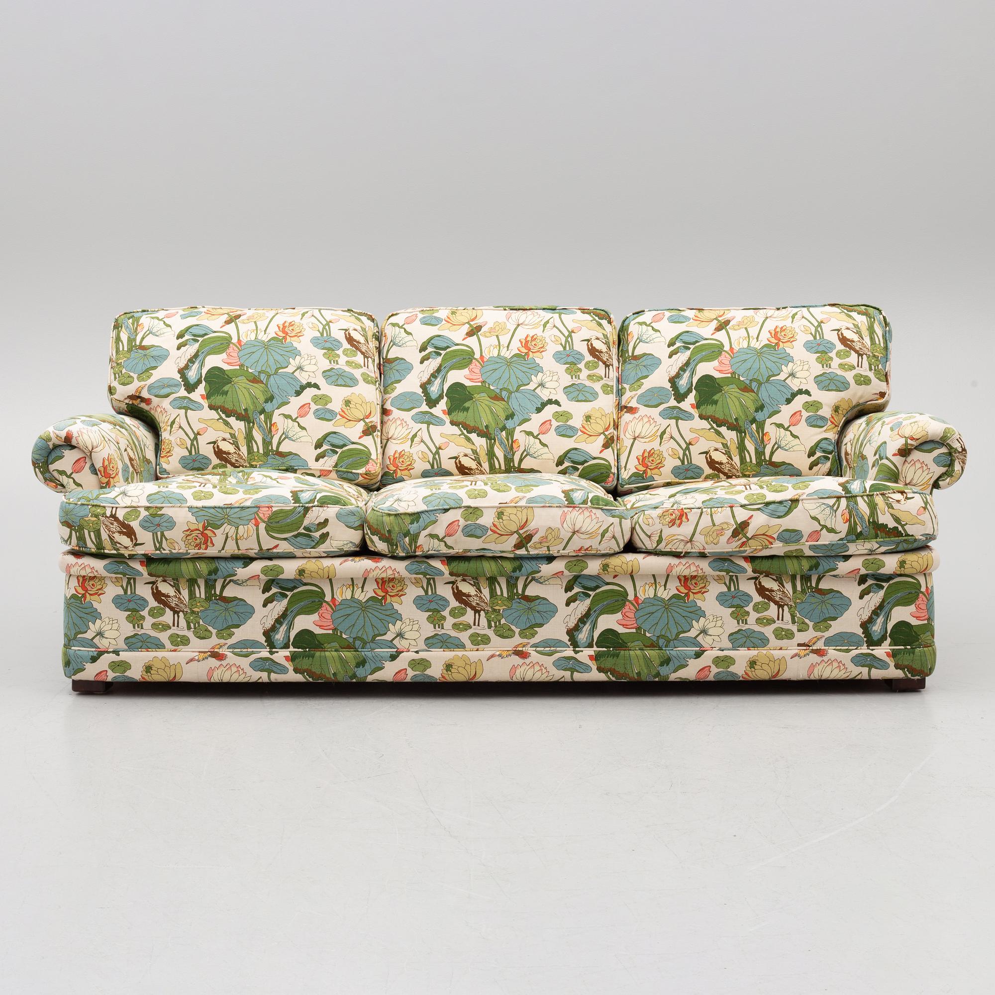 Soffa, troligtvis Norell Möbler, sent 1900-tal.