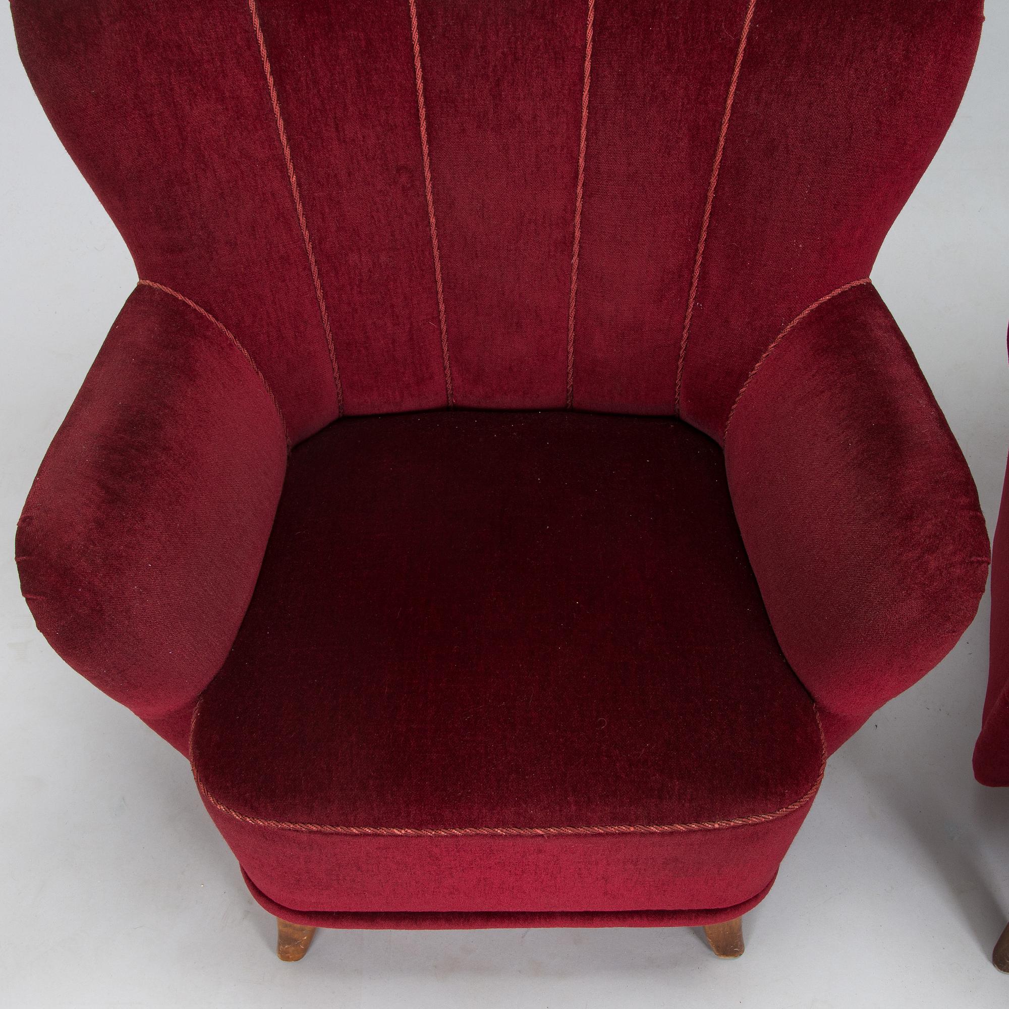 Nojatuolipari, 1900-luvun puoliväli.