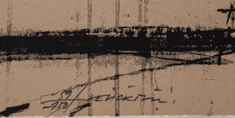 VLADIMIR VELICKOVIC, färgserigrafi, signerad och numrerad 59/150.