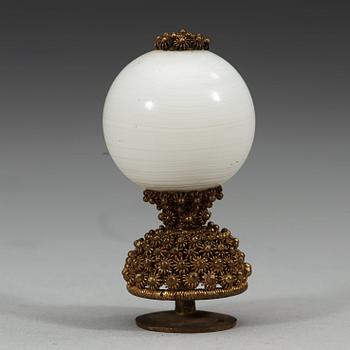 A set of fourteen Mandarin hat buttons, late Qing dynasty (1644-1912).