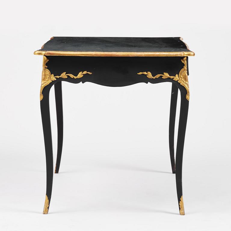 A Swedish rococo desk by C. W. Hein (master in Stockholm 1755-83).