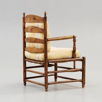 A Gustavian 18th century armchair.