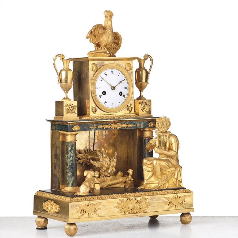 A French Empire early 18th century mantel clock.