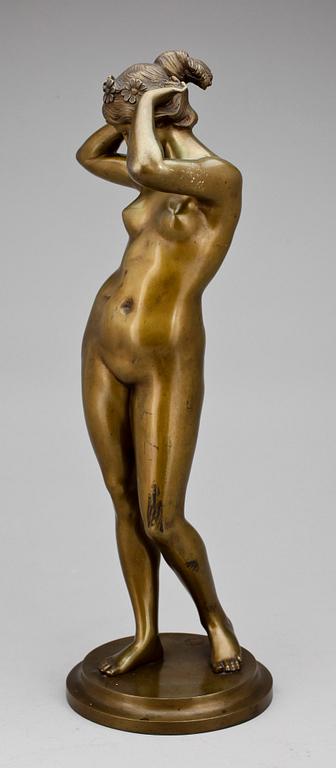 OKÄND KONSTNÄR, skulptur, brons, troligen Alfredo Neri, sign. Tidigt 1900-tal.