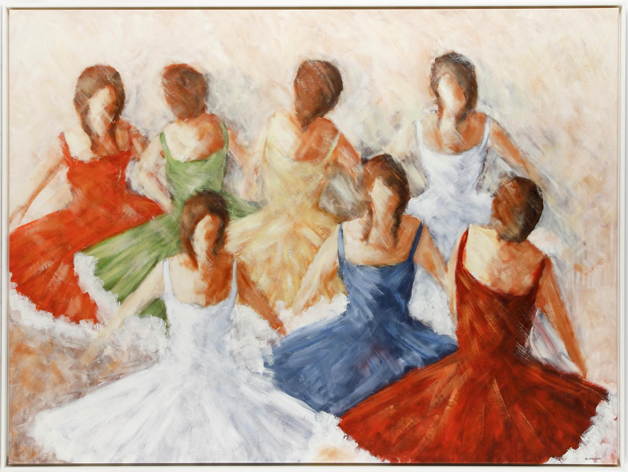 BENGT-GÖRAN KARLSSON, Olja på duk, signerad.