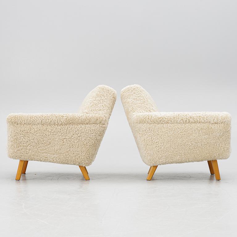 Fåtöljer, ett par, 1900-talet andra hälft.