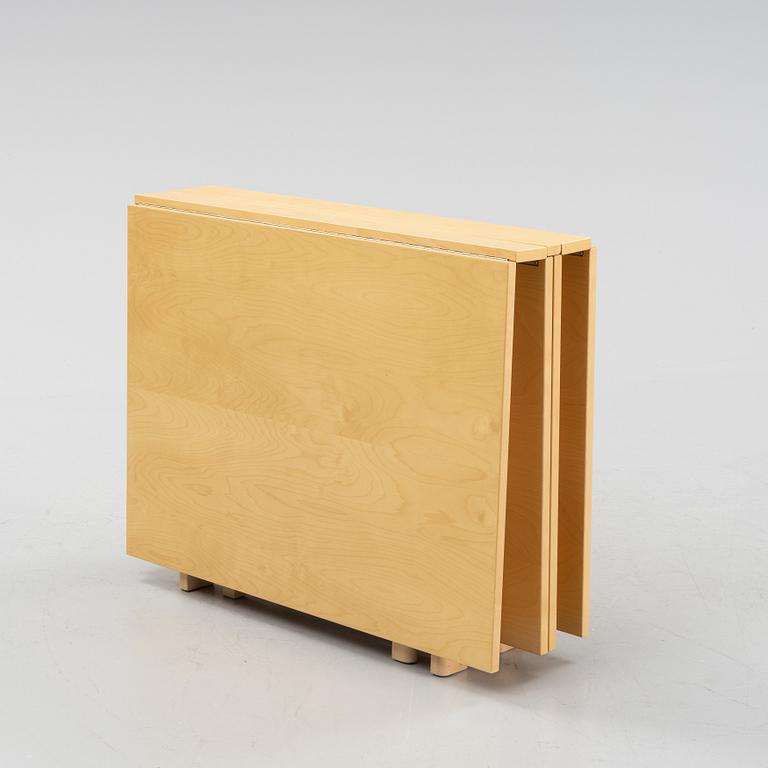 Bruno Mathsson, a birch 'Maria Flap' table,