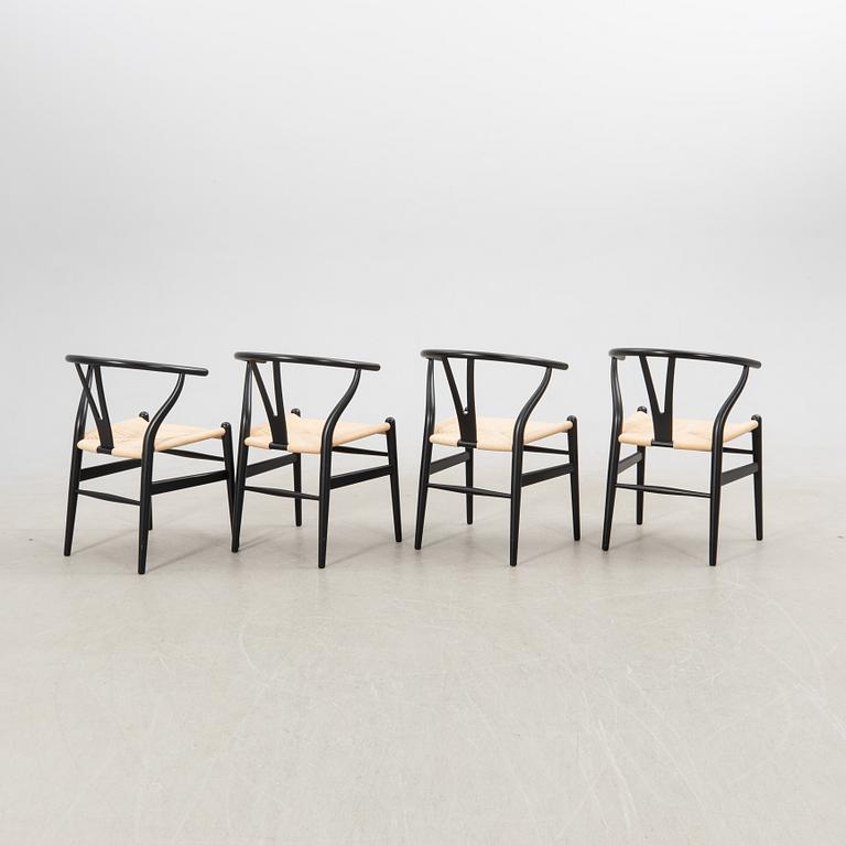 Hans J. Wegner, stolar, 8 st., "Y-stolen", modell CH-24, Carl Hansen & Søn, Danmark.