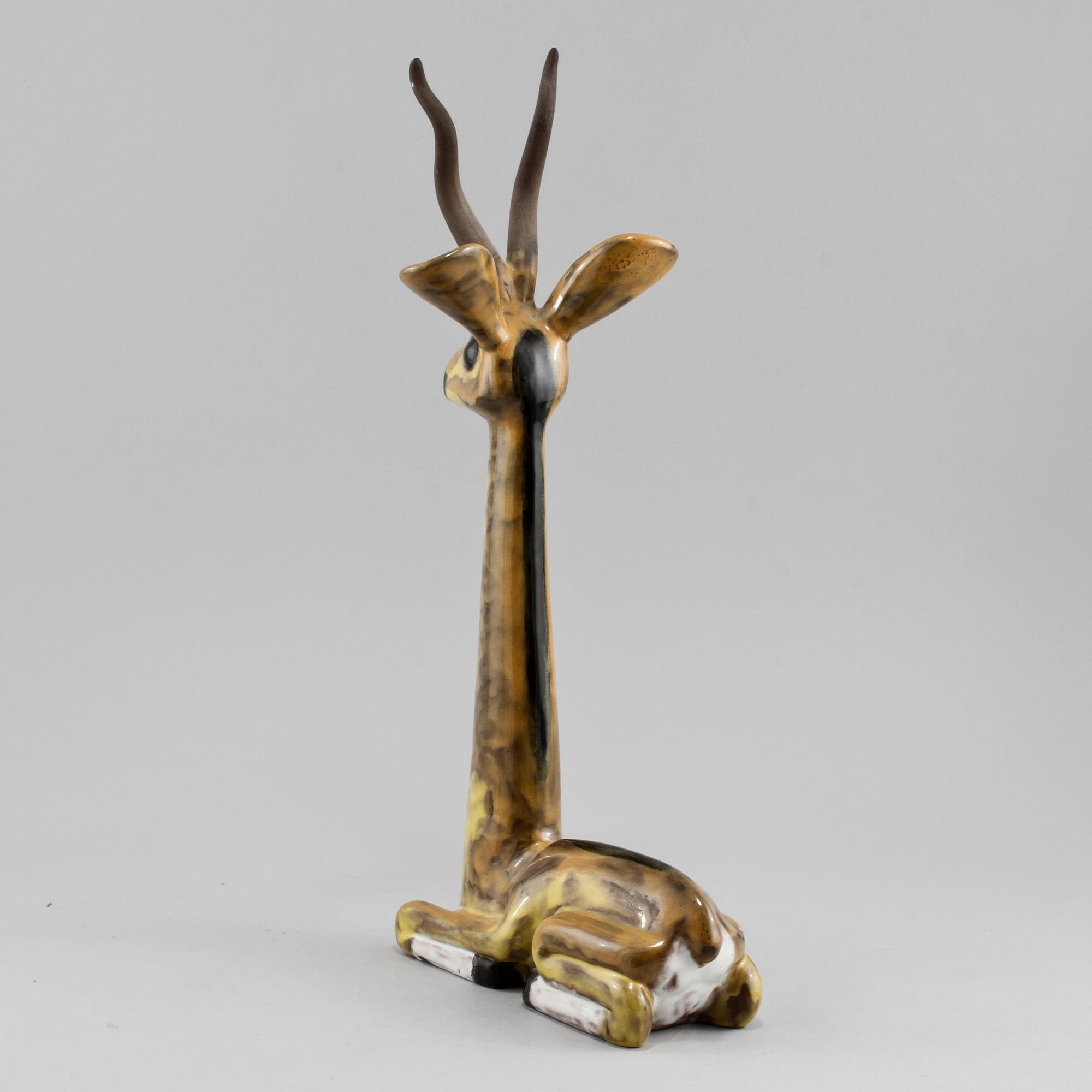 FIGUR, stengods, Vicke Lindstrand, Upsala-Ekeby, 1900-talets andra hälft.