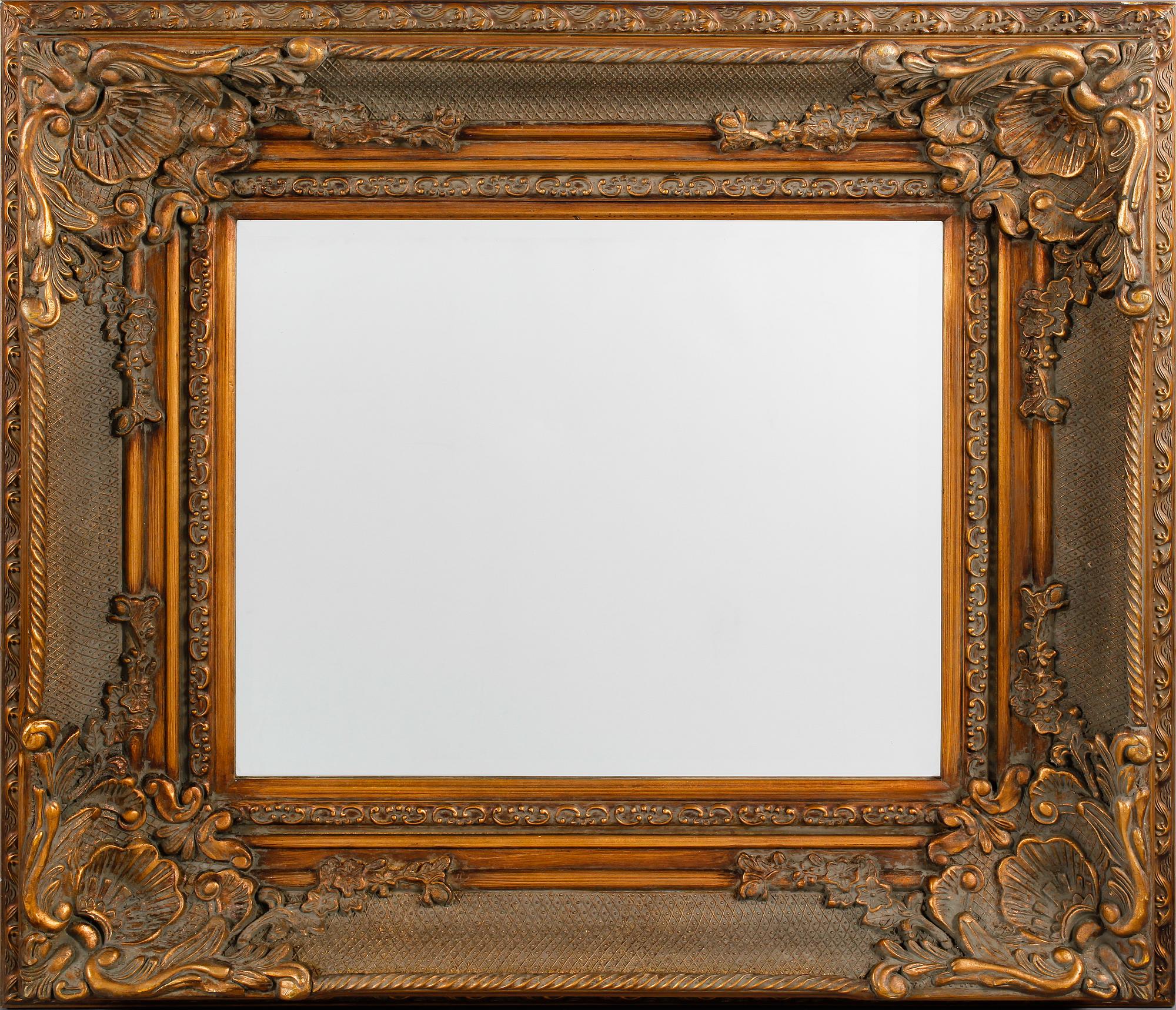 SPEGEL, bronserad, 1900-talets andra hälft.