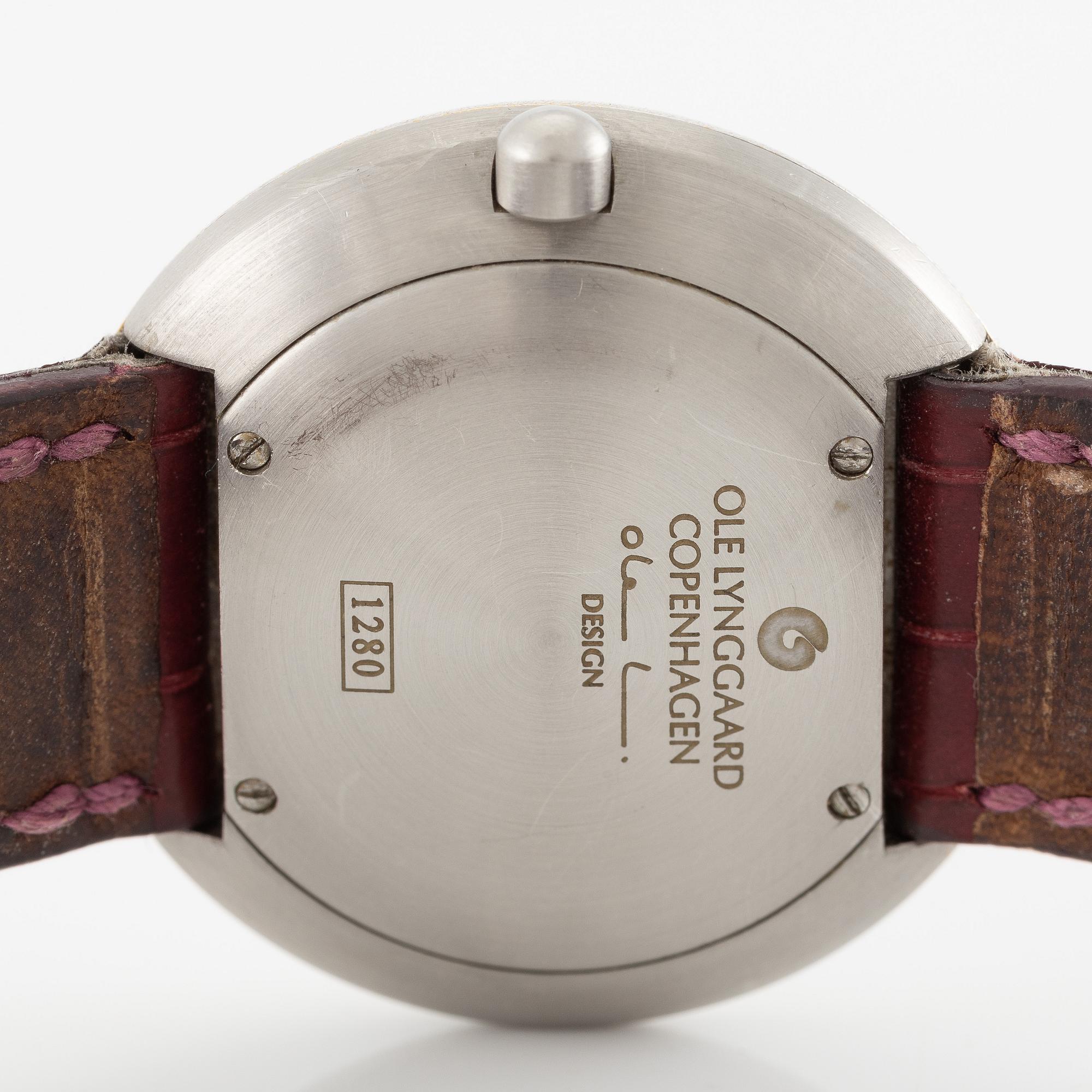 Ole Lynggaard, armbandsur, 33 mm,.