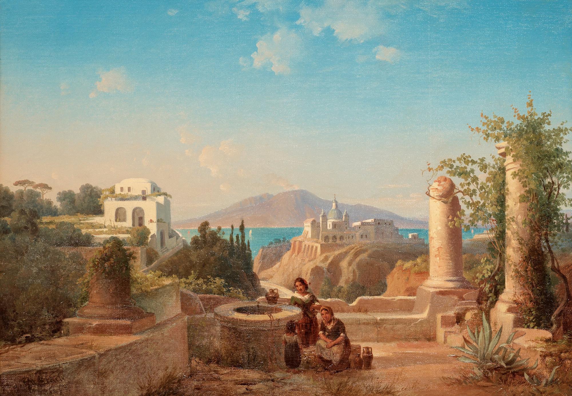 Joseph Magnus Stäck, "Parti vid Vico nära Sorrento (Neapel)".