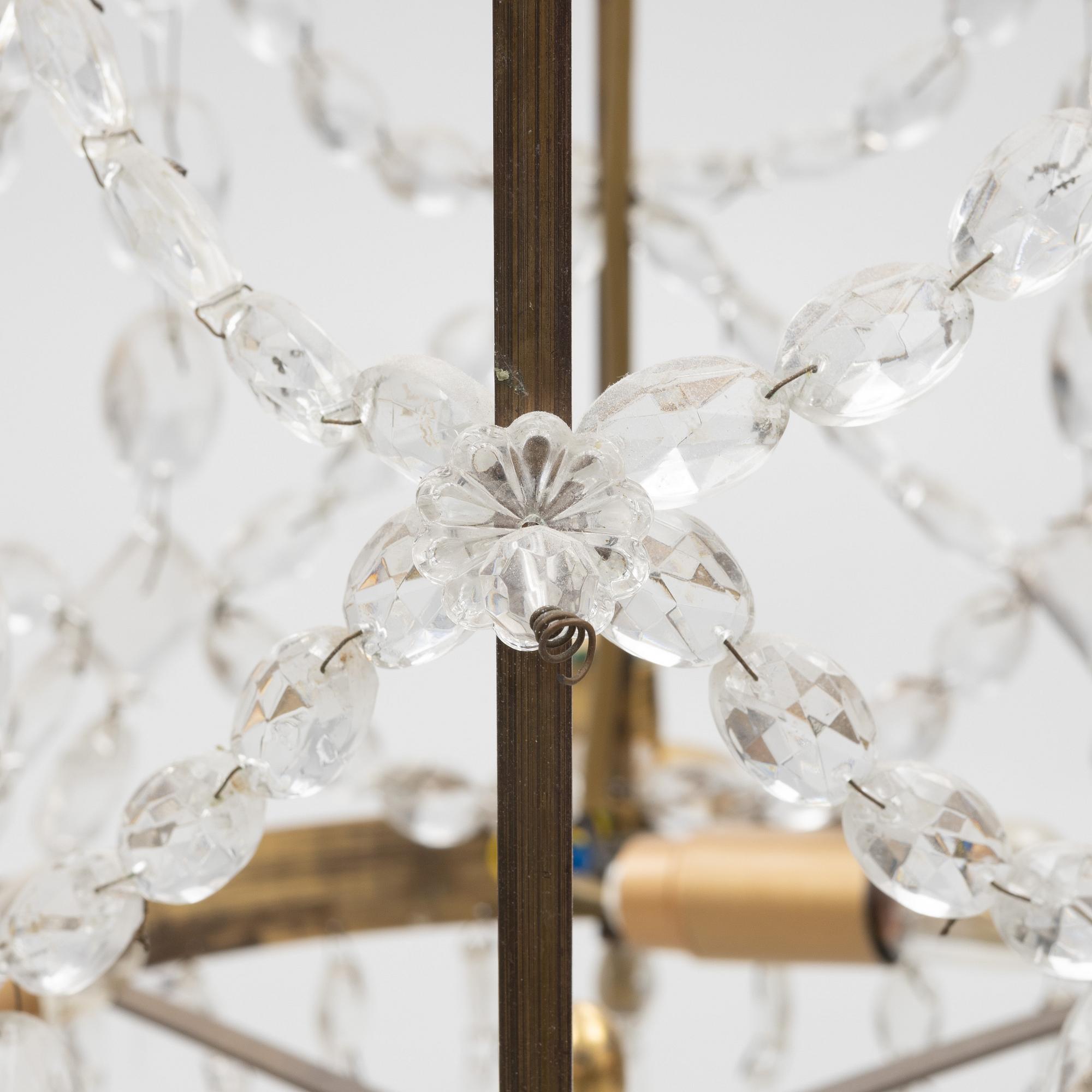 Ljuskrona, för fyra ljus, 1800-tal, Louis XVI-stil.