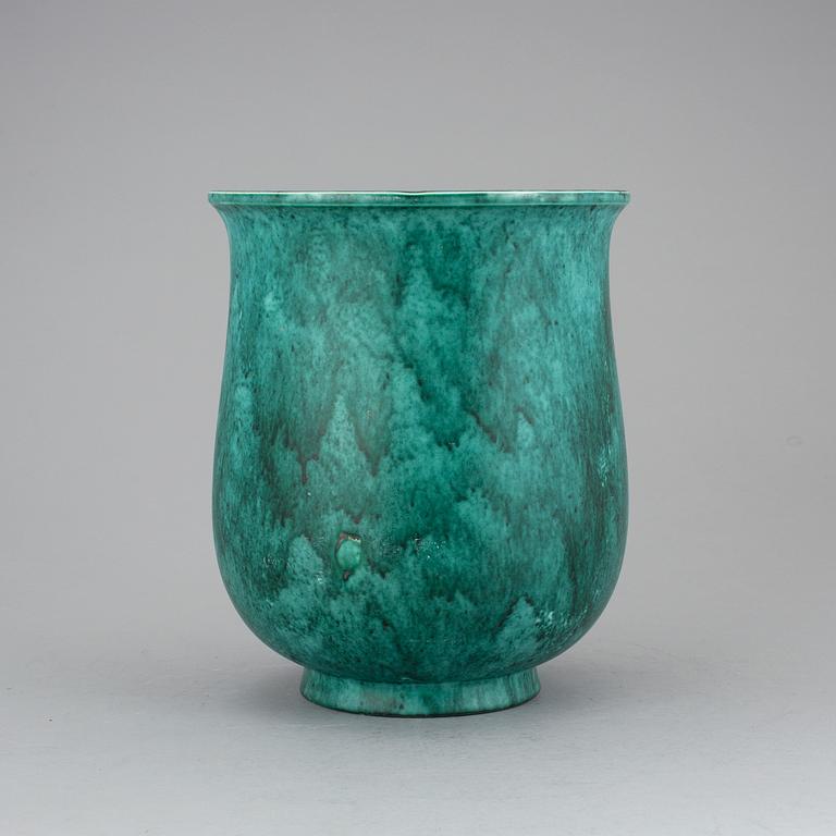 URNA / VAS, flintgods, Wilhelm Kåge, Gustavsberg, 1930-tal.