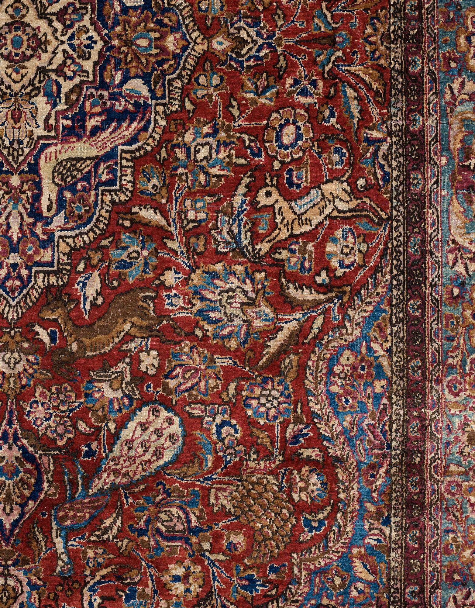 SEMIANTIK SILKE KESHAN. 203,5 x 127 cm.