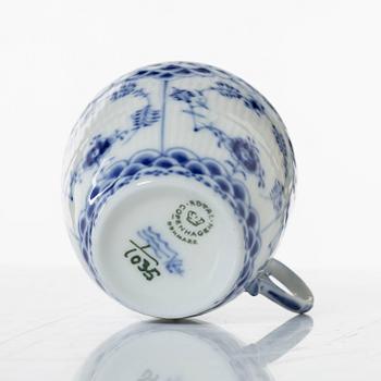 Royal Copenhagen, a 32-piece coffee service, 'Blue Fluted', Denmark.