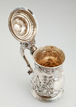 STOP, silver, Isaac Cookson, Newcastle 1748. Vikt ca 1073 g.